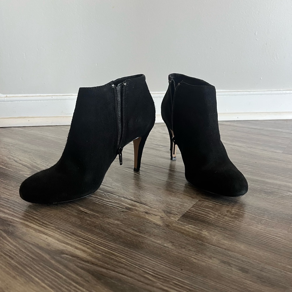 Aldo Black Ankle Booties with Stiletto Heel
